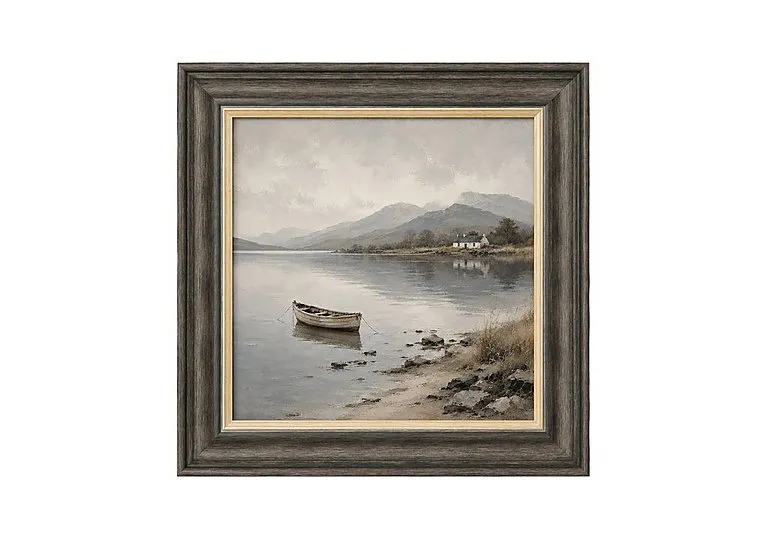 Still Loch 1 Square Framed Wall Art - Home Accessories - In Time for Christmas