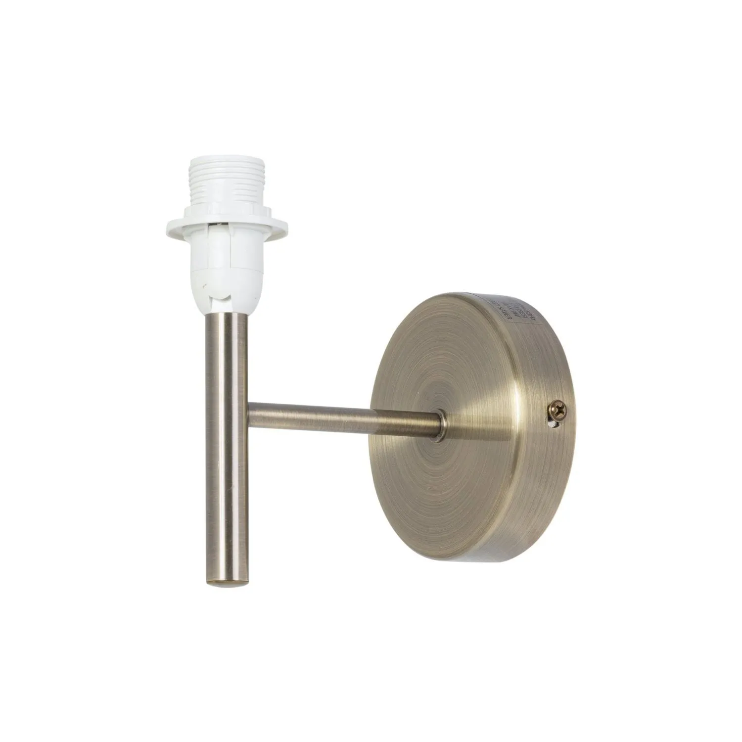 First Choice Lighting Set of 2 Brea - Antique Brass Wall Light Fittings Only in Gold 2