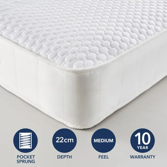 Fogarty Cool Touch 1000 Pocket Sprung Hybrid Mattress