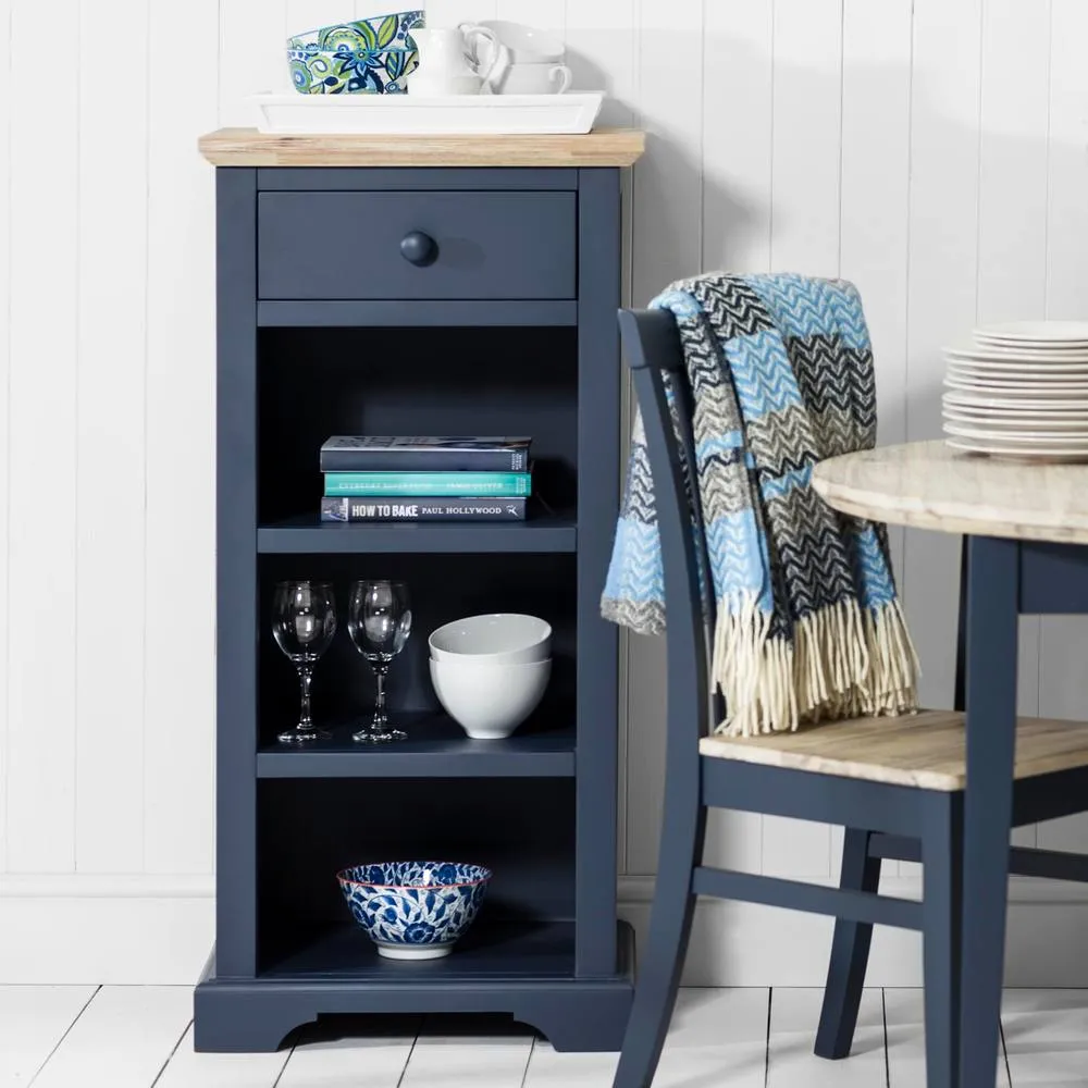 Statement Furniture Florence Tallboy with Drawer & 3 Storage Baskets in Navy 4