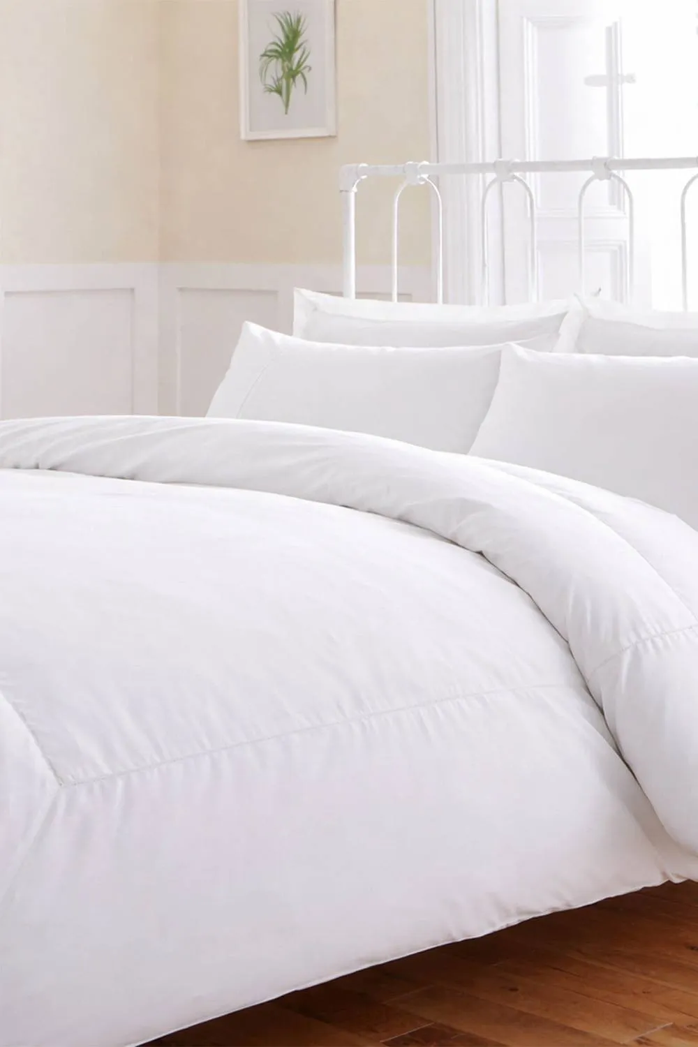 Martex Embroidered Duvet Cover Set in White 1