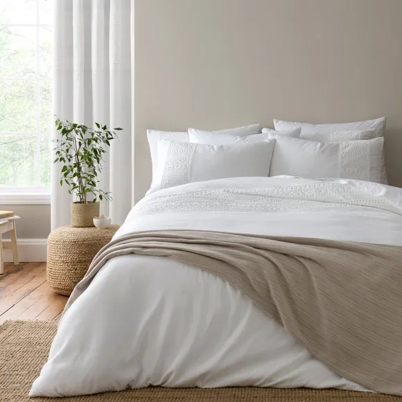 Theo Panel Geo Duvet Cover & Pillowcase Set 4