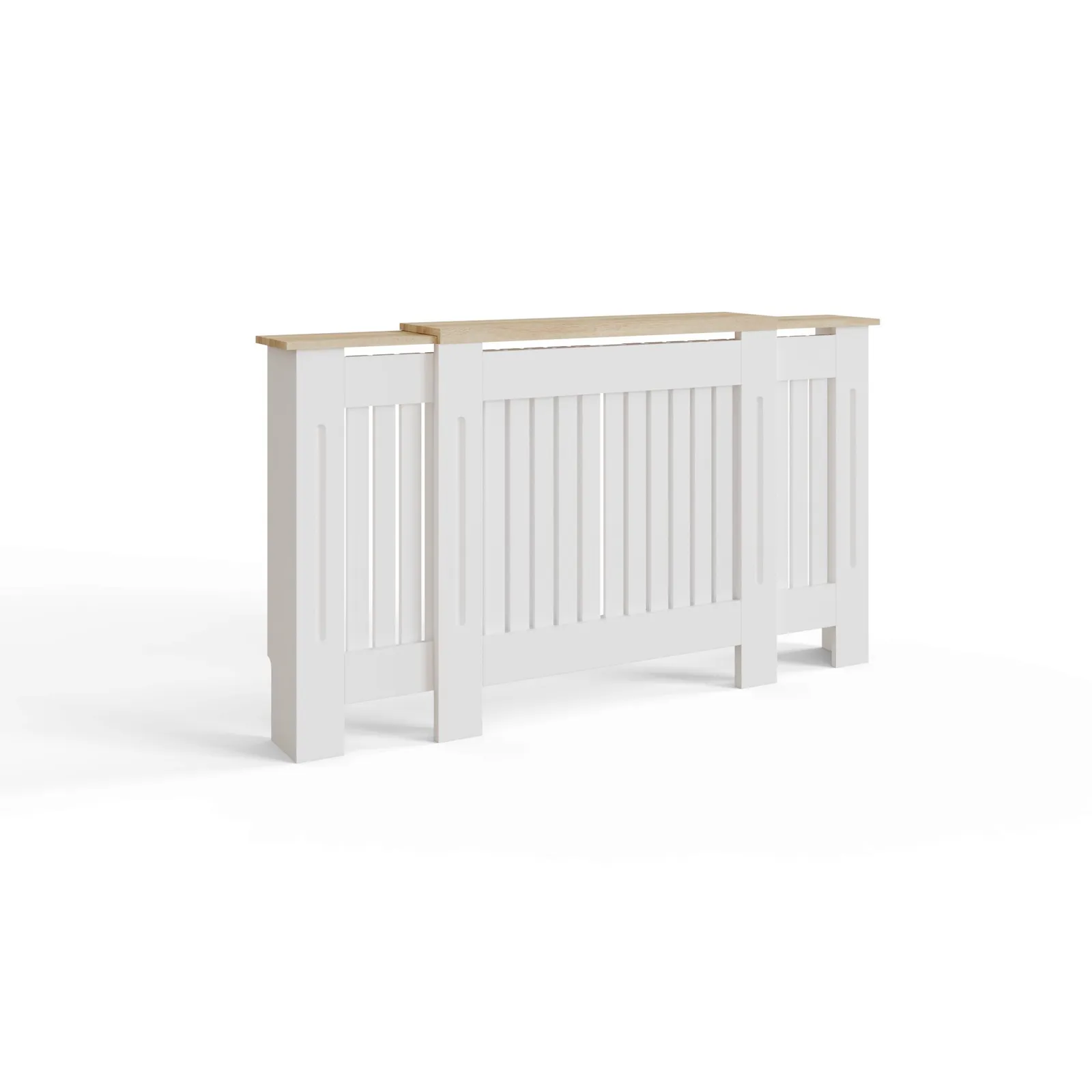 GFW Longslow Adjustable Radiator Cover in White 5