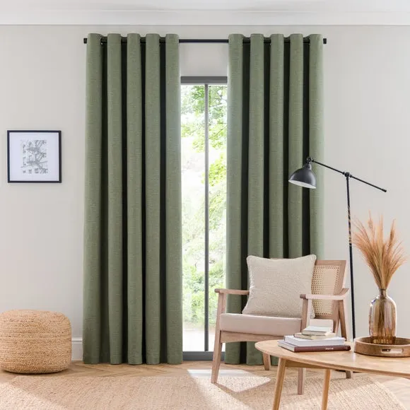 Calista Eyelet Curtains (Blackout Available) 2