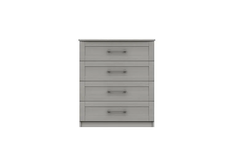 Fenchurch 4 Drawer Chest - Light Grey