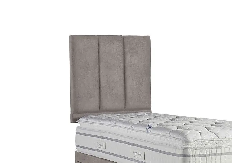 Spire Strutted Headboard - Single - Daytona Silver