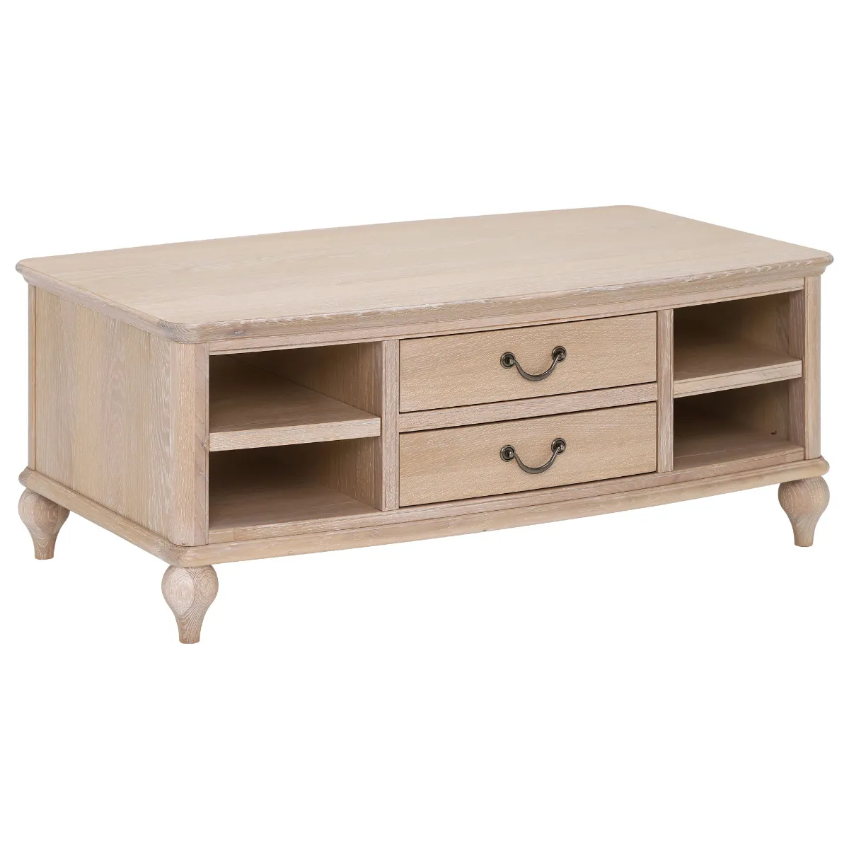 Charente Coffee Table, Chalk Oak