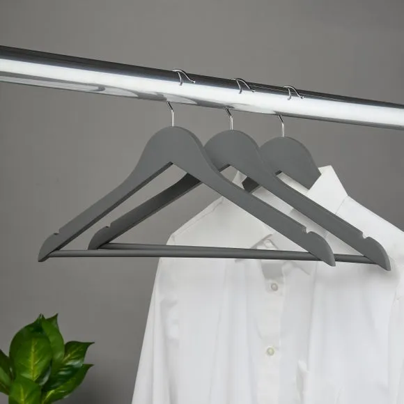 Set of 3 Soft Touch Hangers