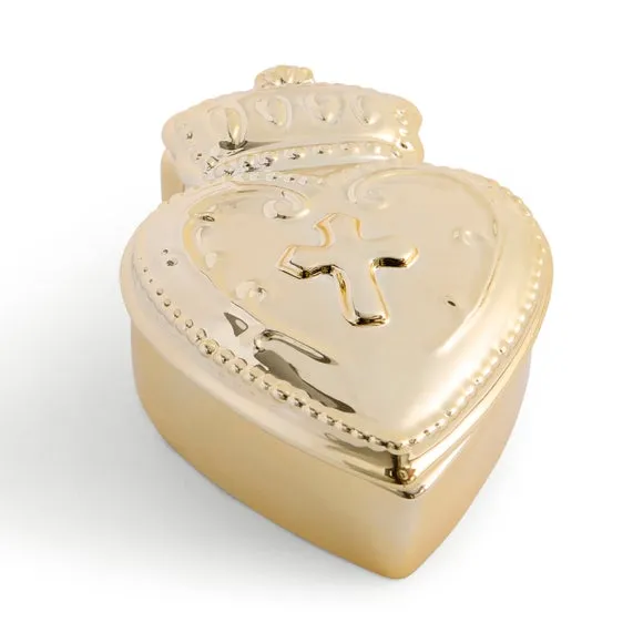 Embossed Heart Trinket Box 3