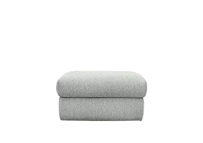 Kingsbury Fabric Storage Footstool - Swift Cygnet