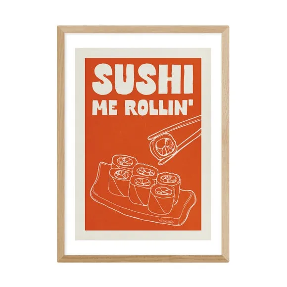 East End Prints Sushi Me Rollin Print 2