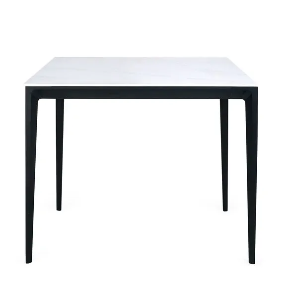 Miami 4 Seater Square Dining Table, Stone 3
