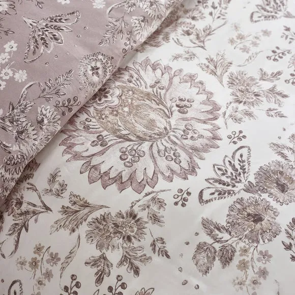 Dorma Archive Romeo 300 Thread Count 100% Cotton Duvet Cover & Pillowcase Set 3