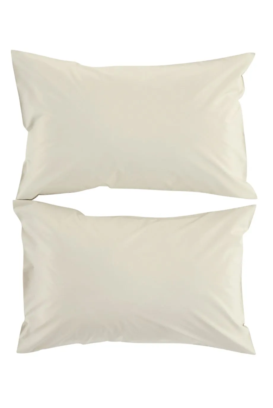 CHRISTY Pure Cotton Percale Standard Pillowcase Pair in Beige 3