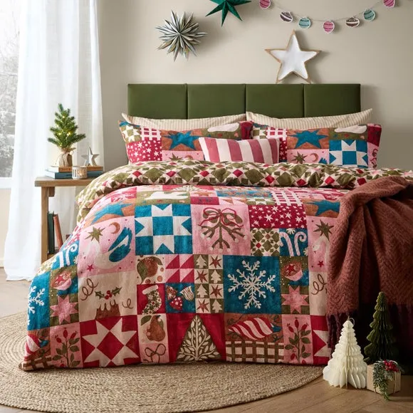 Furn. Fika Brushed Polycotton Duvet Cover & Pillowcase Set