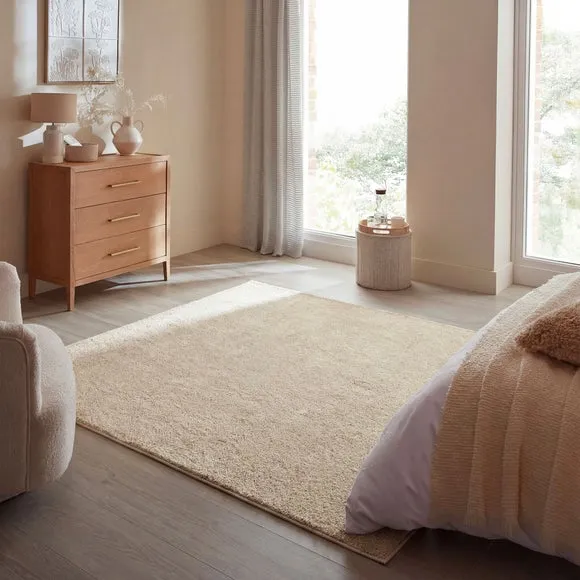 Sheen Shaggy Square Rug 1