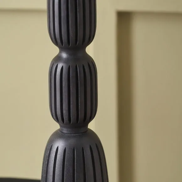 Pacific Lifestyle Sahana Ribbed Slim Wood Table Lamp 5