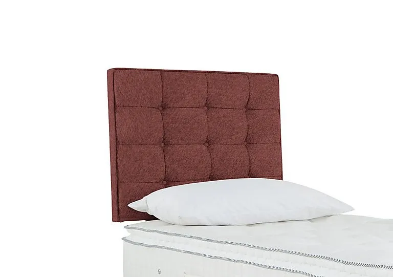 Bowmore Strutted Headboard - Single - Tweed Rose