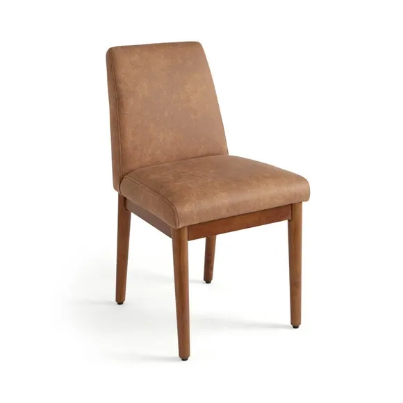 Cassie Set of 2 Dining Chairs, Faux Leather 5