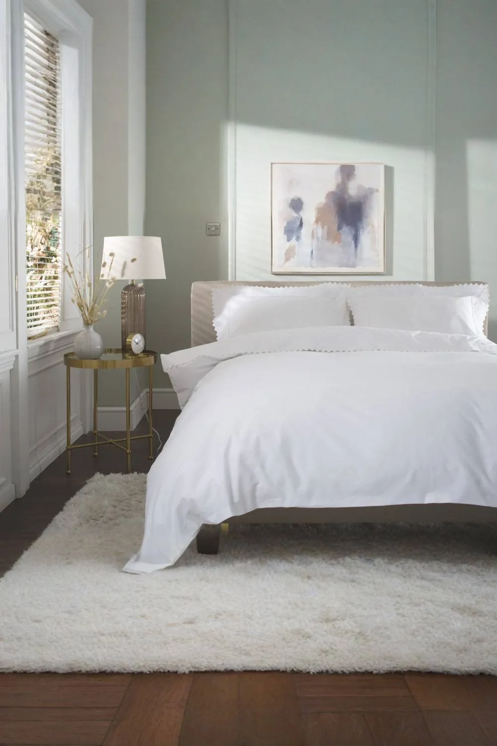 The Lyndon Company Kingston Soft Cotton Duvet Set in White