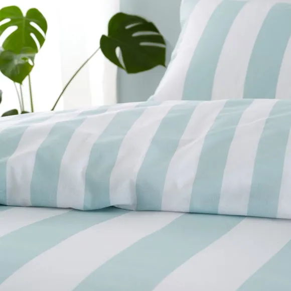 Catherine Lansfield Cove Stripe Duvet Cover and Pillowcase Set 4