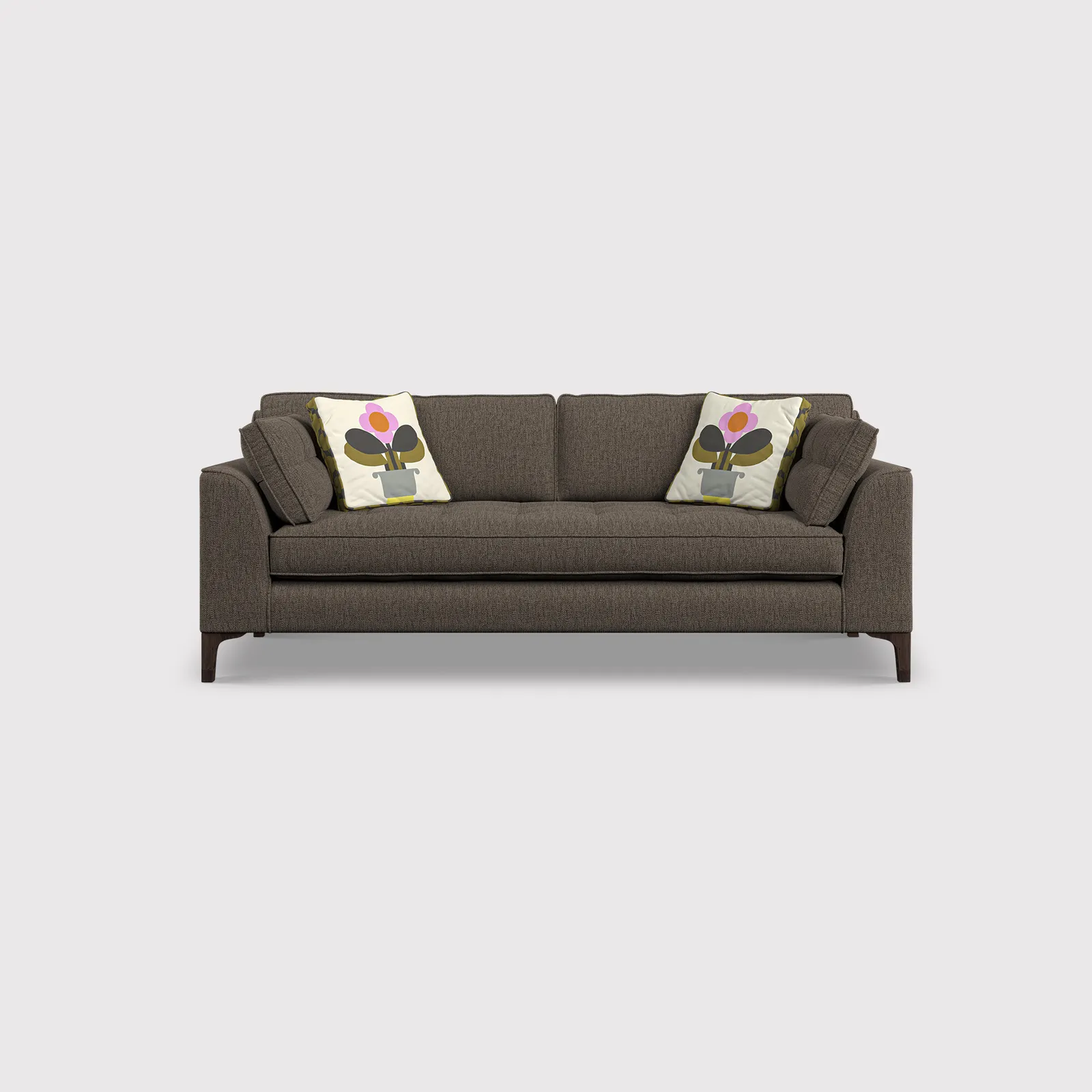 Orla Kiely Arklow Large Sofa, Grey Fabric | Barker & Stonehouse 1