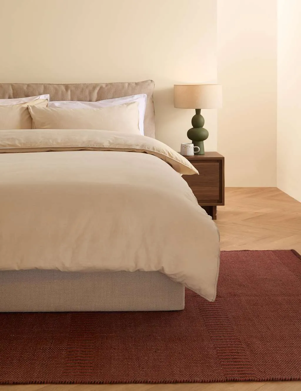 MADE Pure Cotton Textured Bedding Set Natural