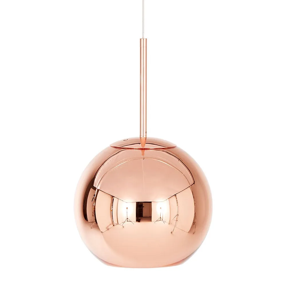 Tom Dixon Copper LED Pendant Light Round Small 2