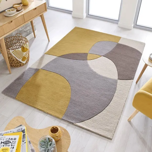Glow Wool Modern Rug 1