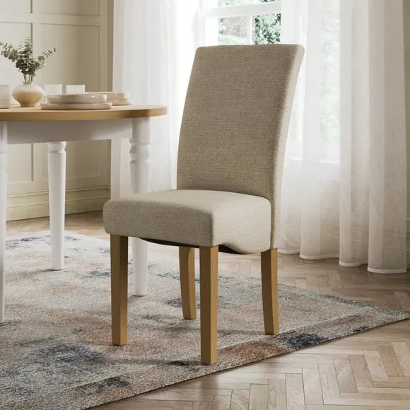 Aiden Set of 2 Dining Chairs, Boucle 1