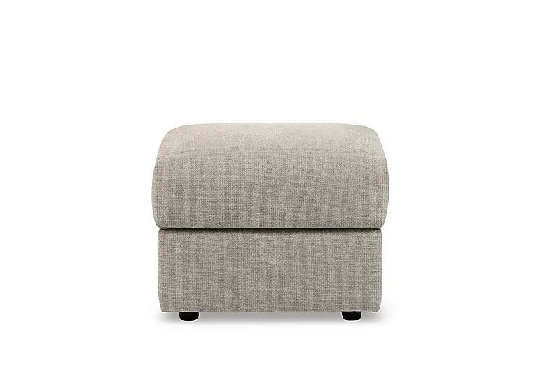 Bella Square Fabric Storage Footstool