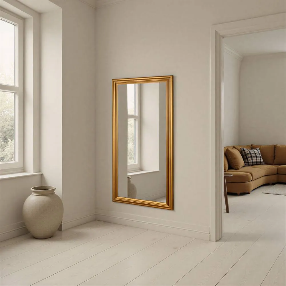 Yearn Mirrors Contemporary Gold Framed Bevelled Mirror 3