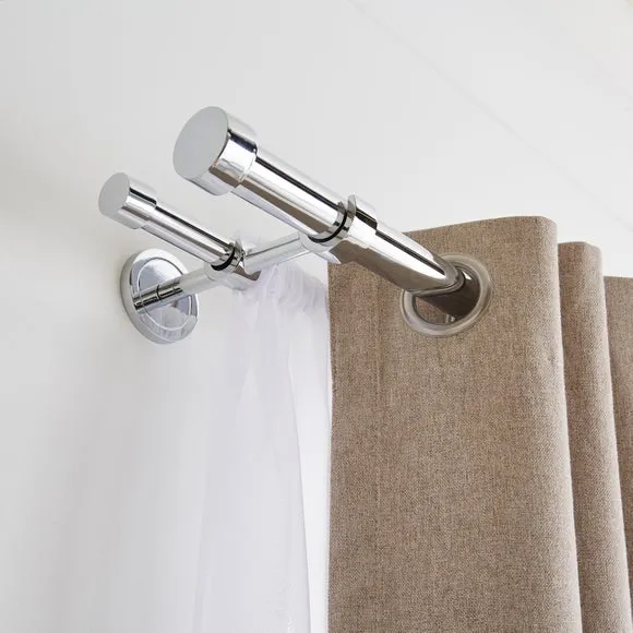 Trinity Double Layer Extendable Metal Curtain Pole 4