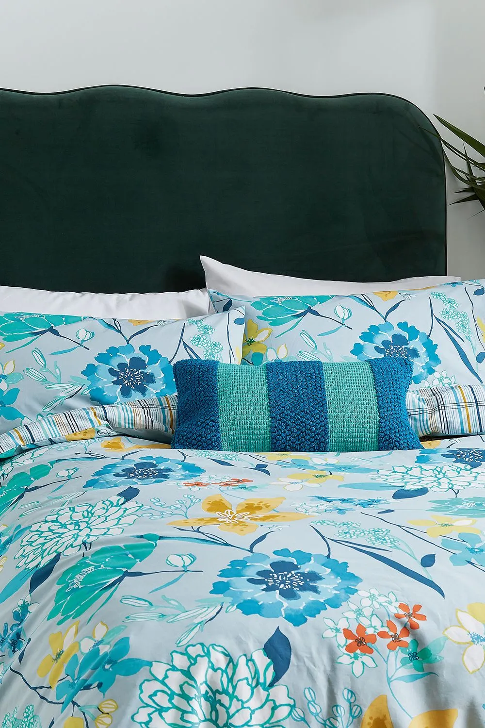 Helena Springfield 'Bella Cover' Cotton Duvet Cover Set in Blue 2