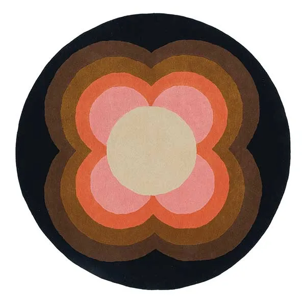 Orla Kiely Sunflower Pink Rug