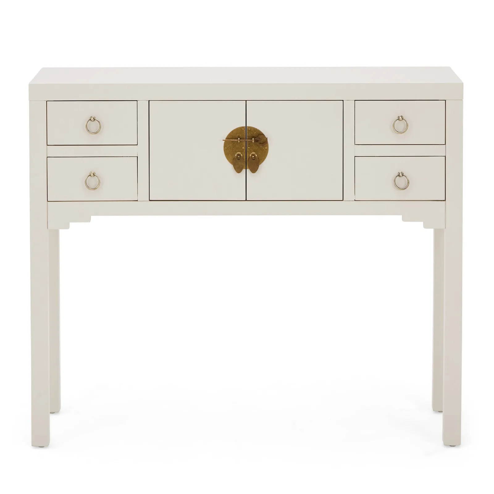 Hanna Oyster Console Table Oyster