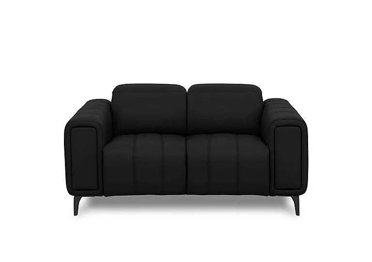 Elphaba Leather 2 Seater Sofa with Storage Arms