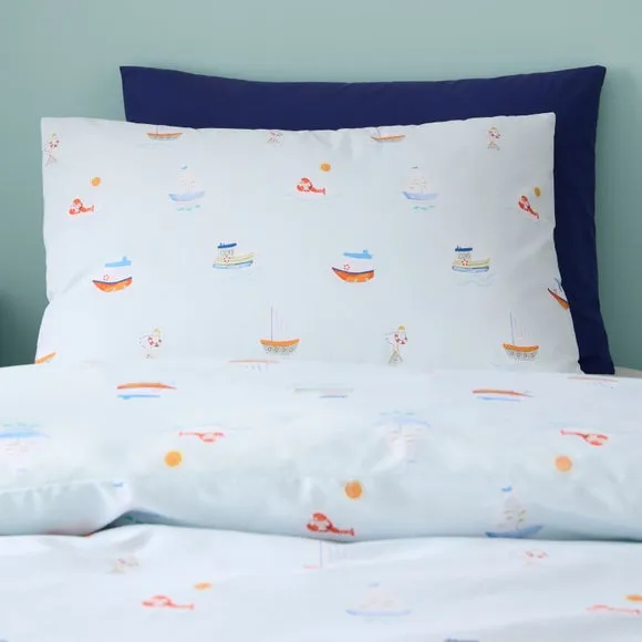 Little Boats Duvet Cover and Pillowcase Set 2