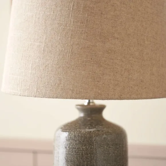Pacific Lifestyle Lorient Slate Textured Ceramic Table Lamp 2