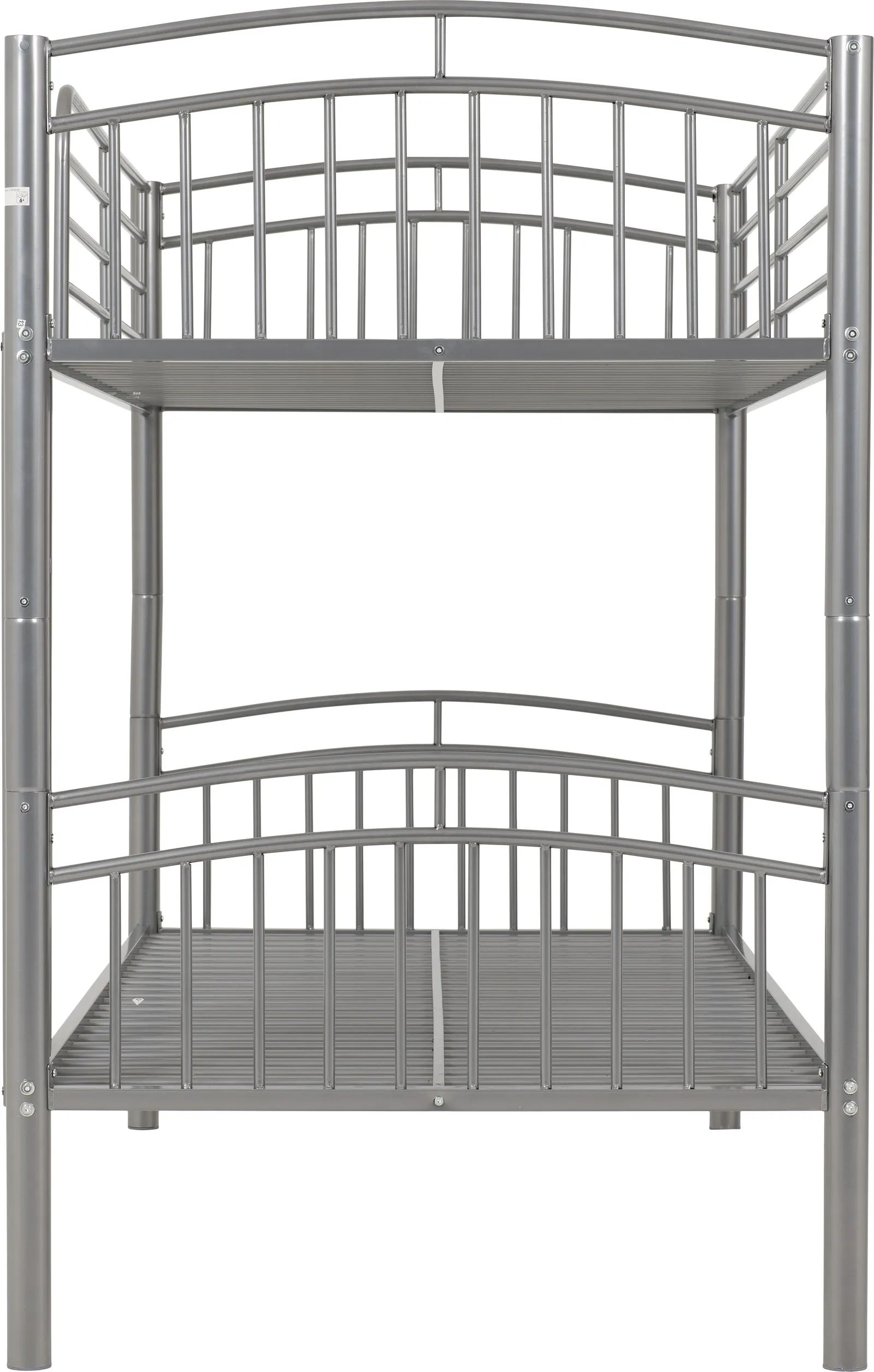 Seconique Ventura 3' Single Bunk Bed in Metallic Silver 6