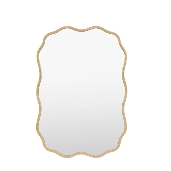 Eula Wavy Rectangle Wall Mirror 3