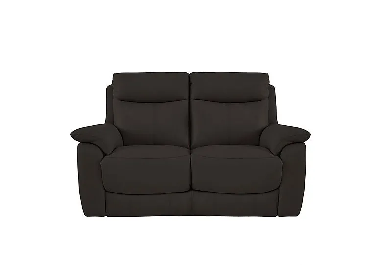 Echo 2 Seater Leather Sofa - Dark Chocolate