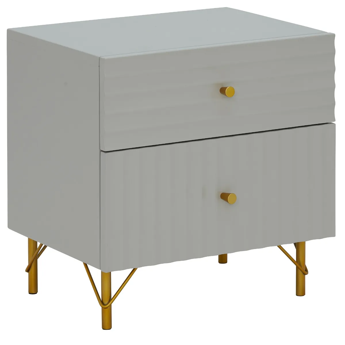 Verity Bedside Table, Grey | Barker & Stonehouse