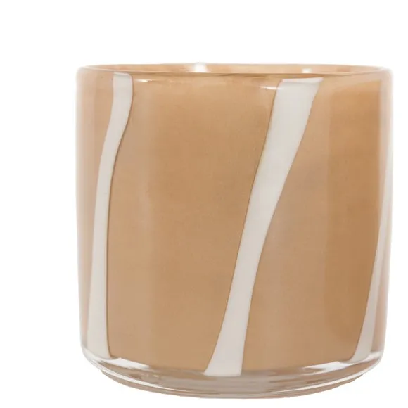 Set of 2 Candy Cane Inspired Tealight Holders 6
