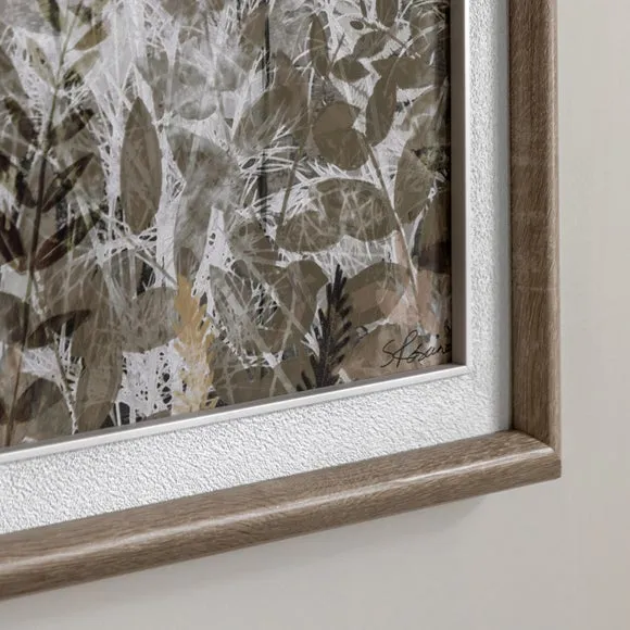 Cedar and Sage Minimalist Floral Framed Canvas 2