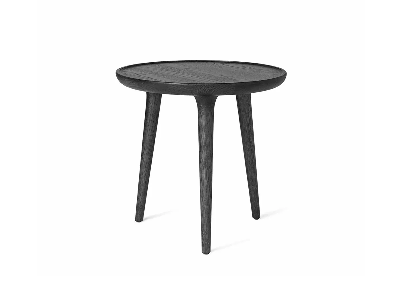 Mater Accent Side Table Black Stained Oak Small W45 x H42 1