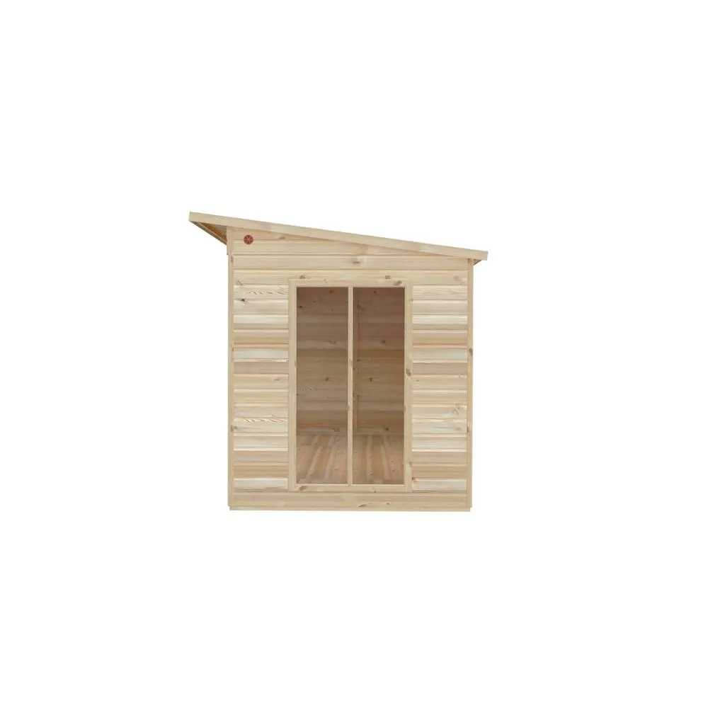 Shires Lela 16x6 Summerhouse - L185.8 x W476 x H228.4 cm in Light Brown 5