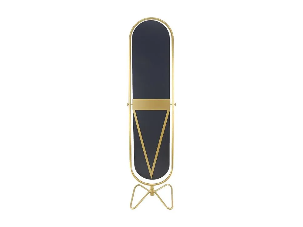 Vente-unique Freestanding Metal Swivel Mirror - L45 X H171 Cm - Gold - ASATU 6