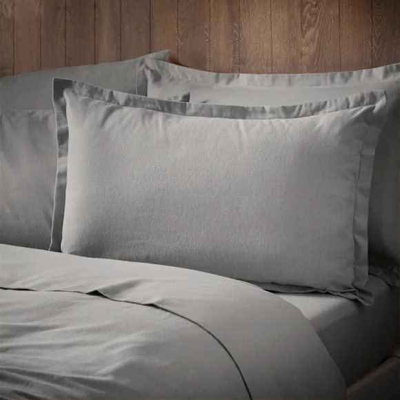 Soft & Cosy Luxury 100% Brushed Cotton Oxford Pillowcase 1
