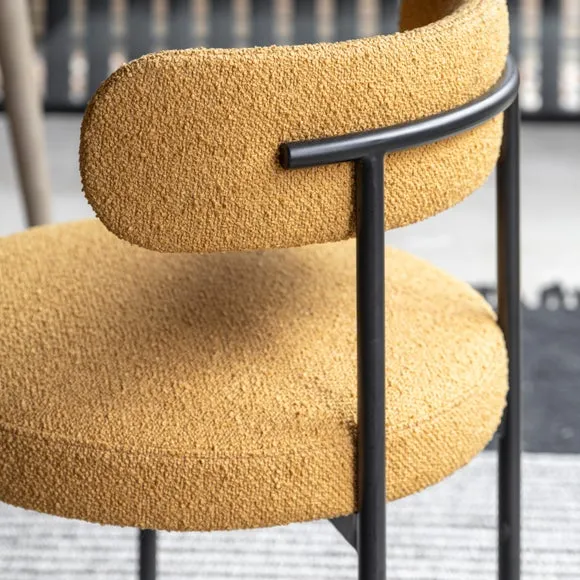Set of 2 Mesa Dining Chairs, Fabric 2